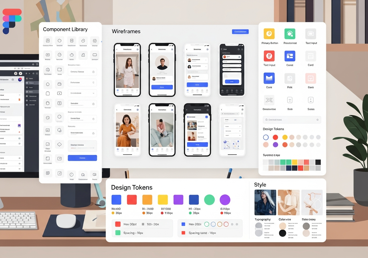 Screenshot of Figma UI/UX Projects - UI/UX